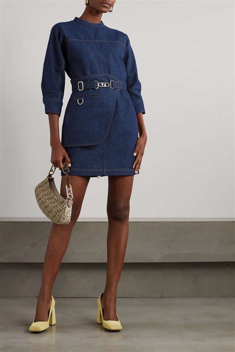 fendi lace dress|Fendi denim dress.